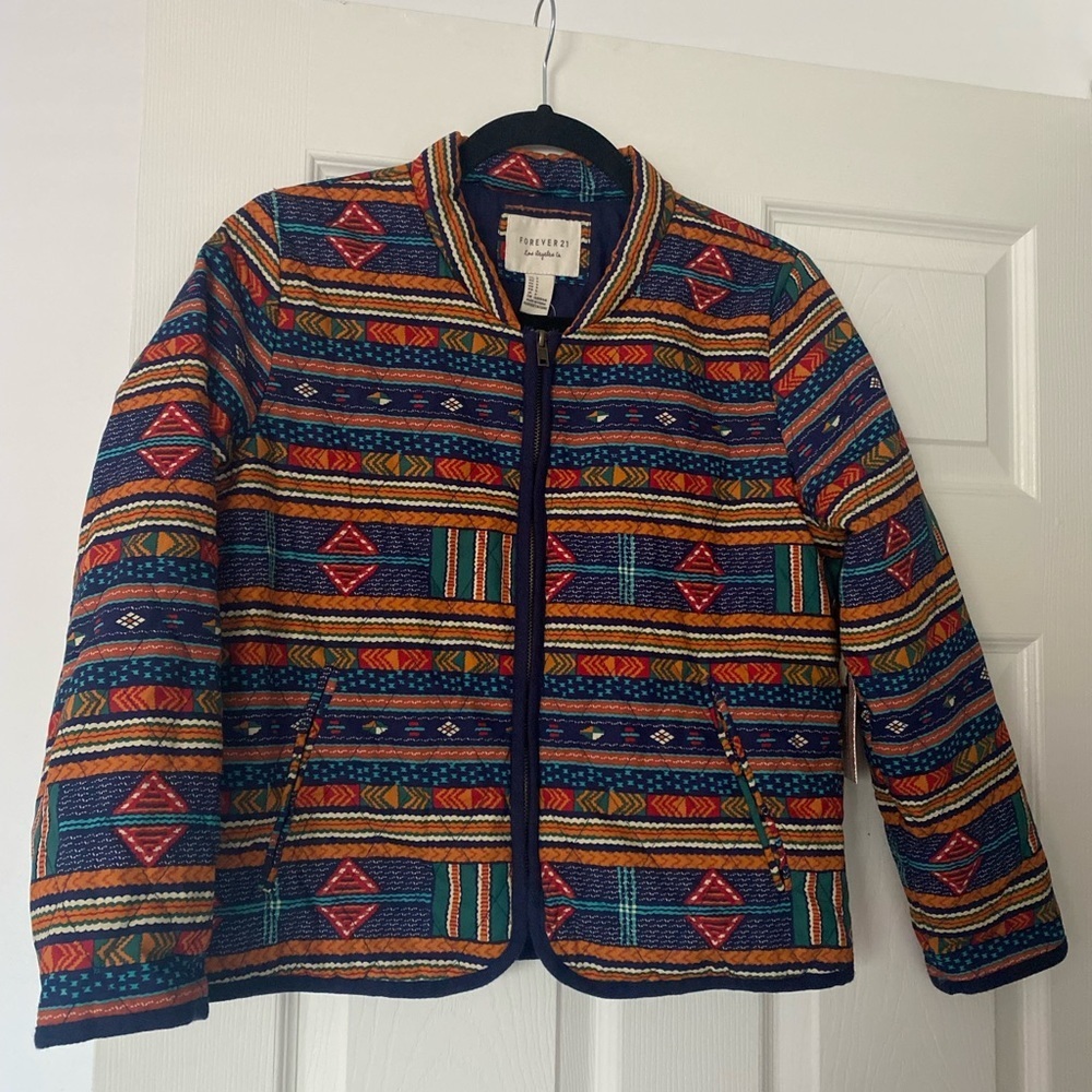 Aztec Print Jacket